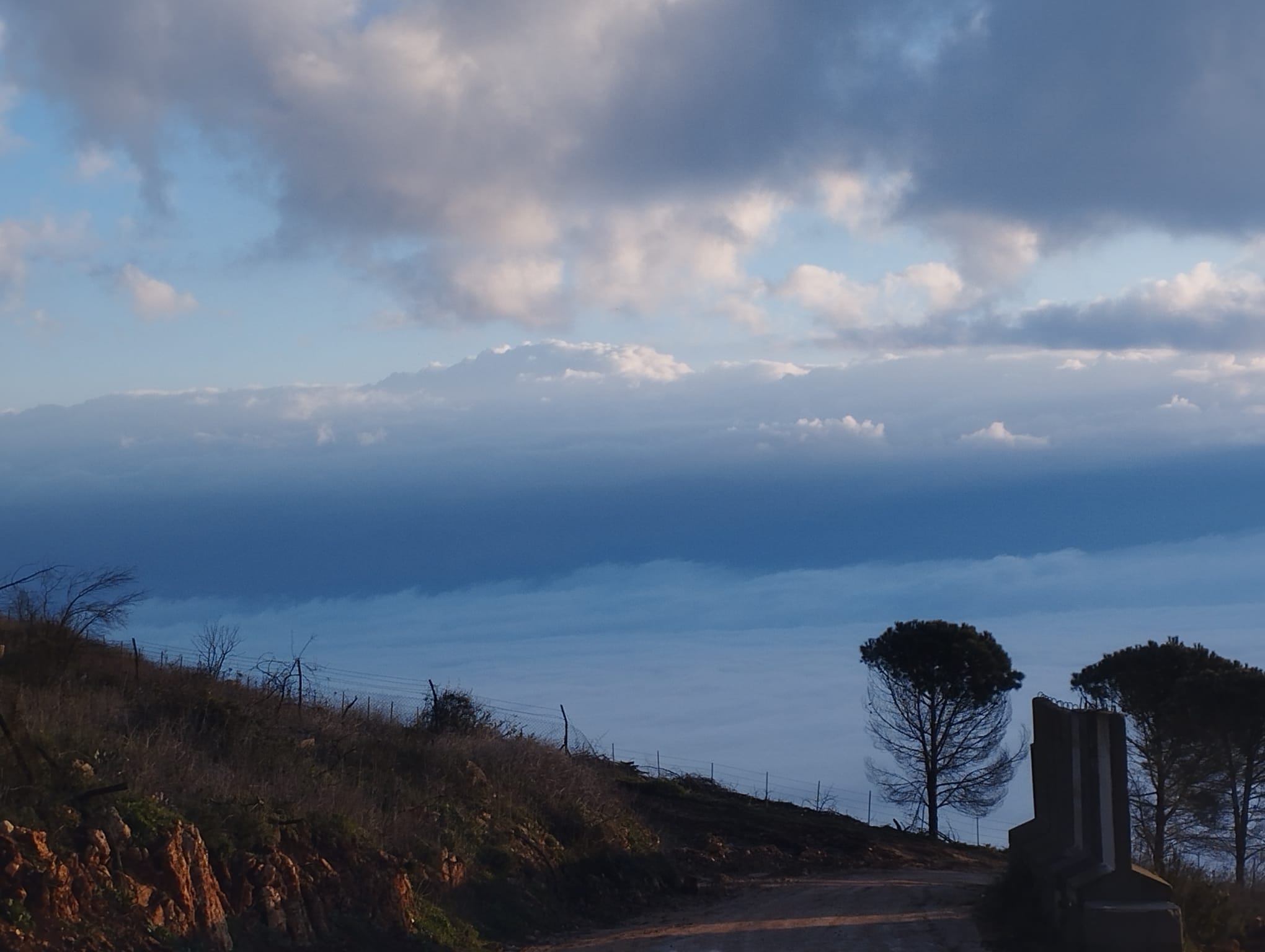 עננים במצפה עדי