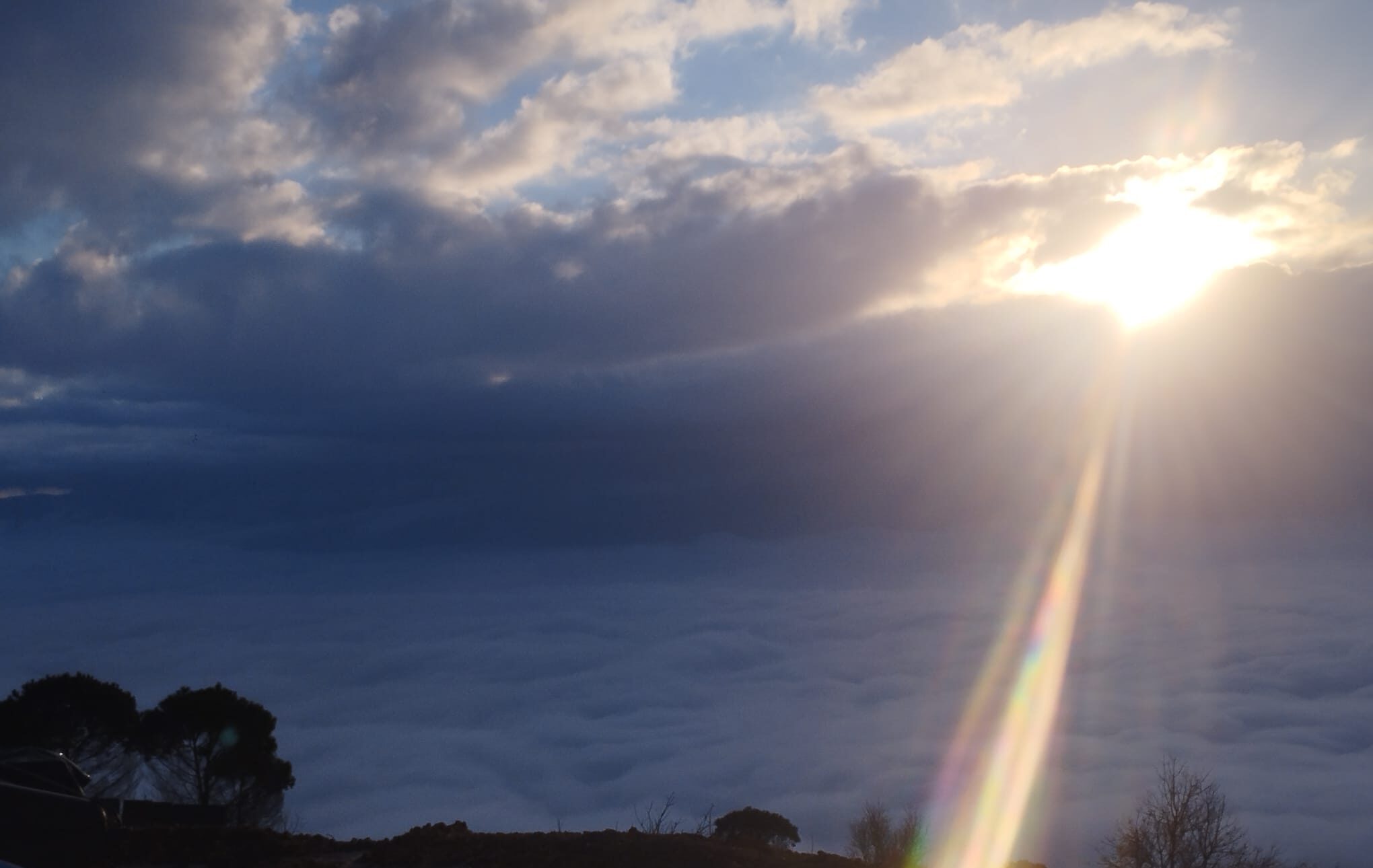 עננים במצפה עדי