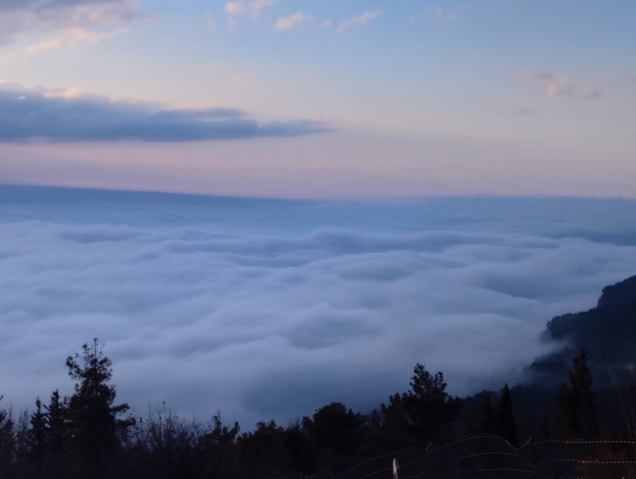 עננים במצפה עדי
